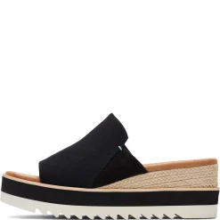 Wedges*TOMS Women's , Diana Mule Sandal Black