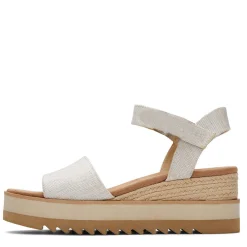 Wedges*TOMS Women's , Diana Sandal Natural