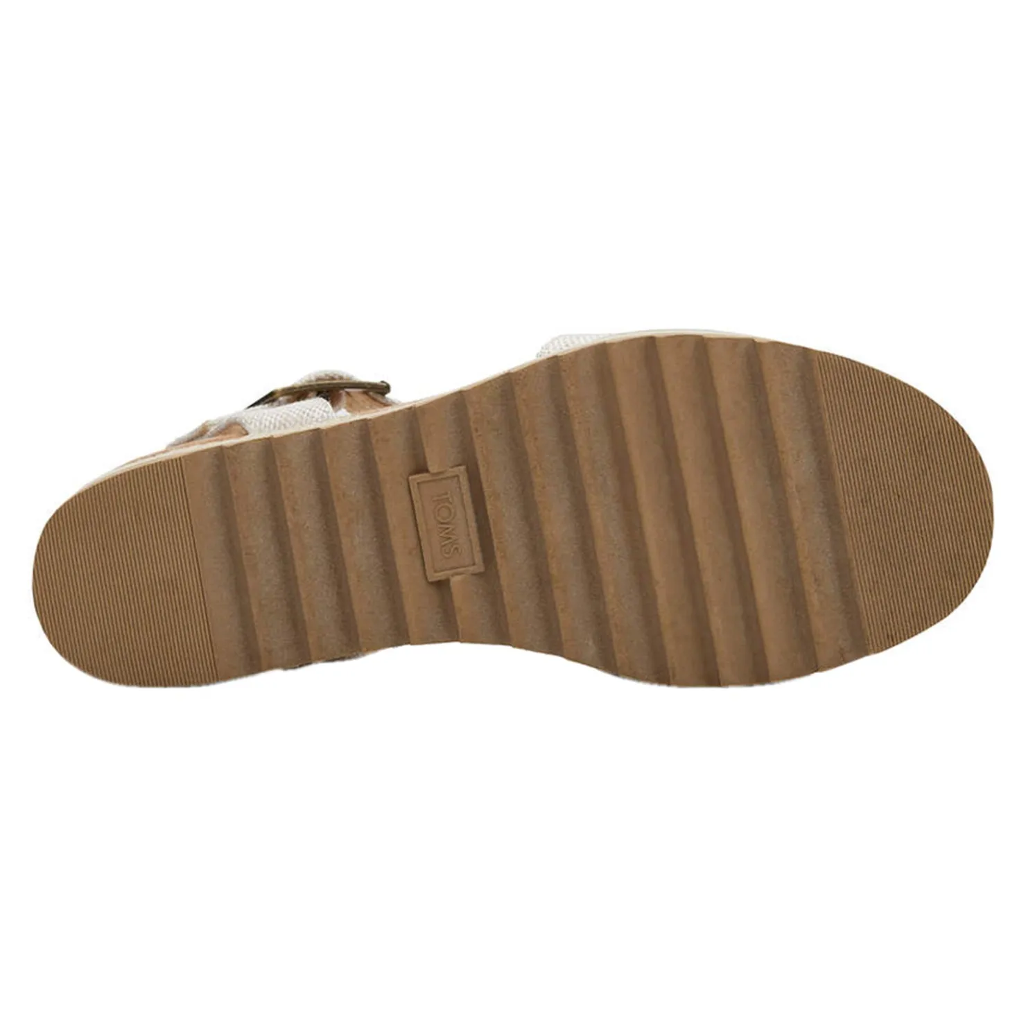 Wedges*TOMS Women's , Diana Sandal Natural