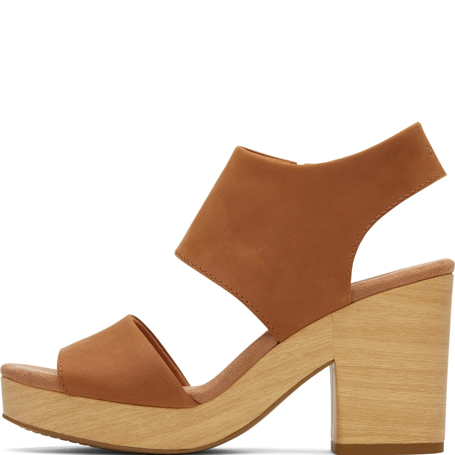 Heeled Sandals*TOMS Women's , Majorca Platform Sandal Tan Leather