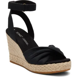 Wedges*TOMS Women's , Marisela Sandal Black