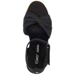 Wedges*TOMS Women's , Marisela Sandal Black