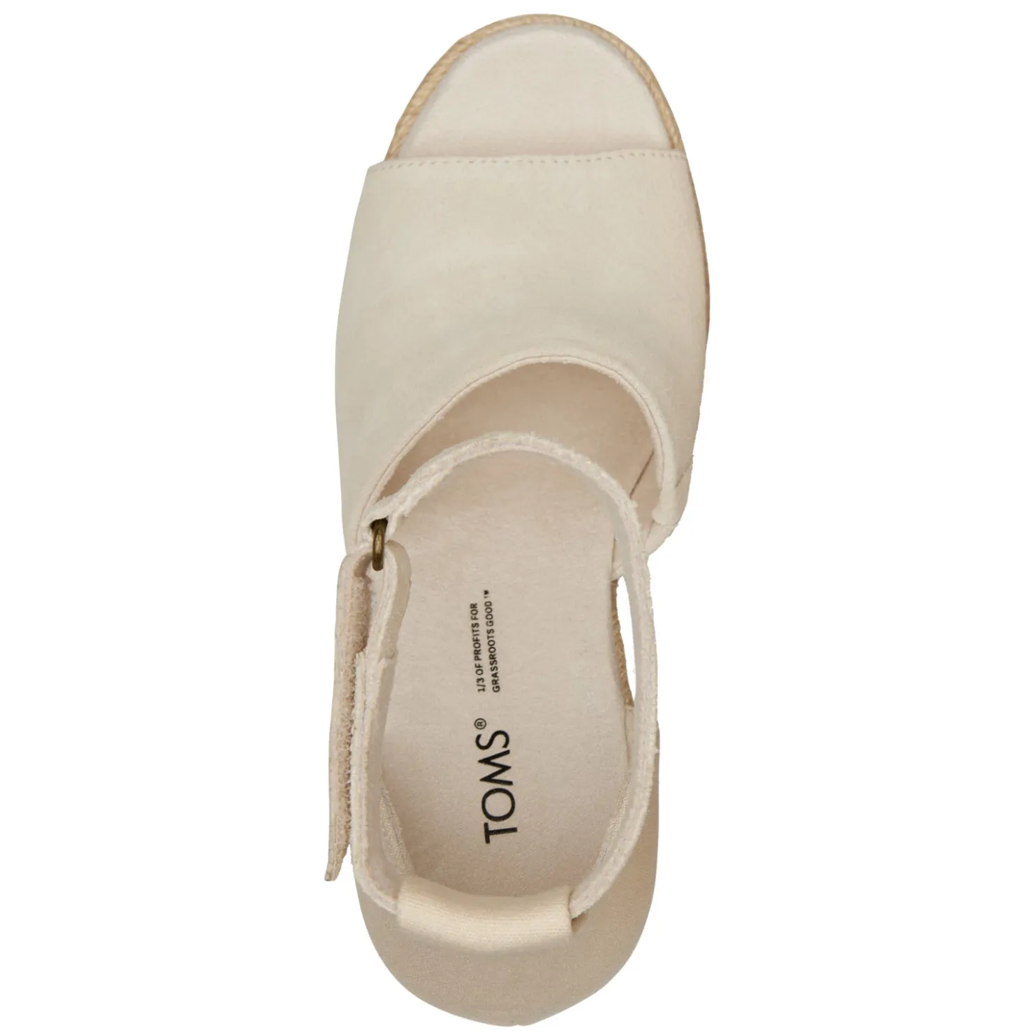 Wedges*TOMS Women's , Marisol Sandal Beige