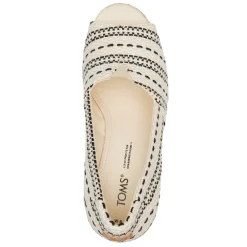 Wedges*TOMS Women's , Michelle Sandal Natural