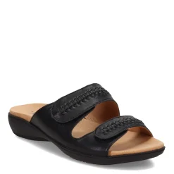 Footbed Sandals*Trotters Women's , Rhianna Sandal Black