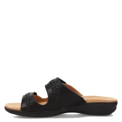 Footbed Sandals*Trotters Women's , Rhianna Sandal Black
