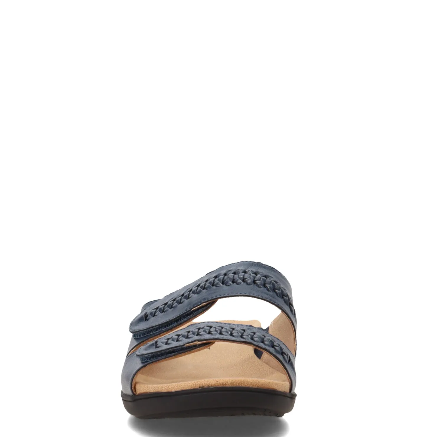 Footbed Sandals*Trotters Women's , Rhianna Sandal Navy