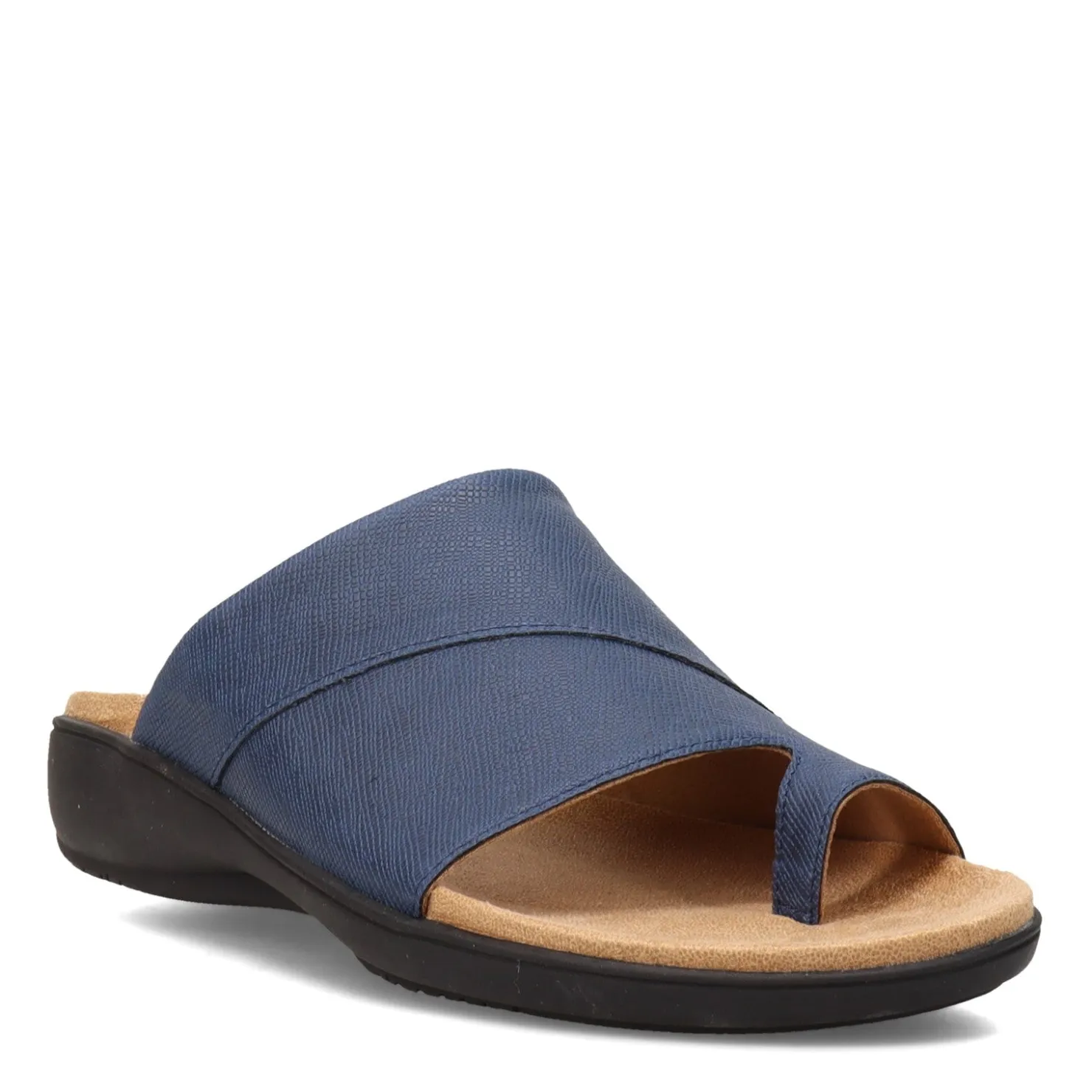 Footbed Sandals*Trotters Women's , Rita Sandal Navy