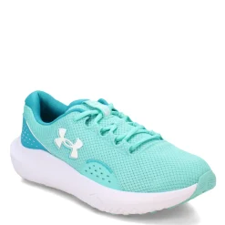 Running*Under Armour Women's , Charged Surge 4 Running Shoe Radial Turquoise/Circuit Teal/White
