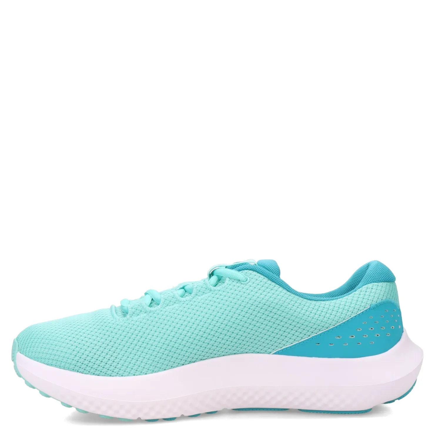 Running*Under Armour Women's , Charged Surge 4 Running Shoe Radial Turquoise/Circuit Teal/White