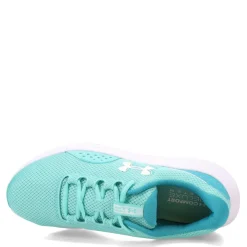 Running*Under Armour Women's , Charged Surge 4 Running Shoe Radial Turquoise/Circuit Teal/White
