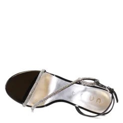 Heeled Sandals*Unisa Women's , Fraidy Sandal Black/Clear