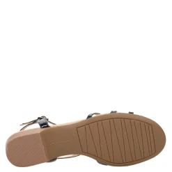Heeled Sandals*Vaneli Women's , Boon Sandal Navy Patent