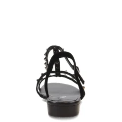 Heeled Sandals*Vaneli Women's , Brunel Sandal Black Suede