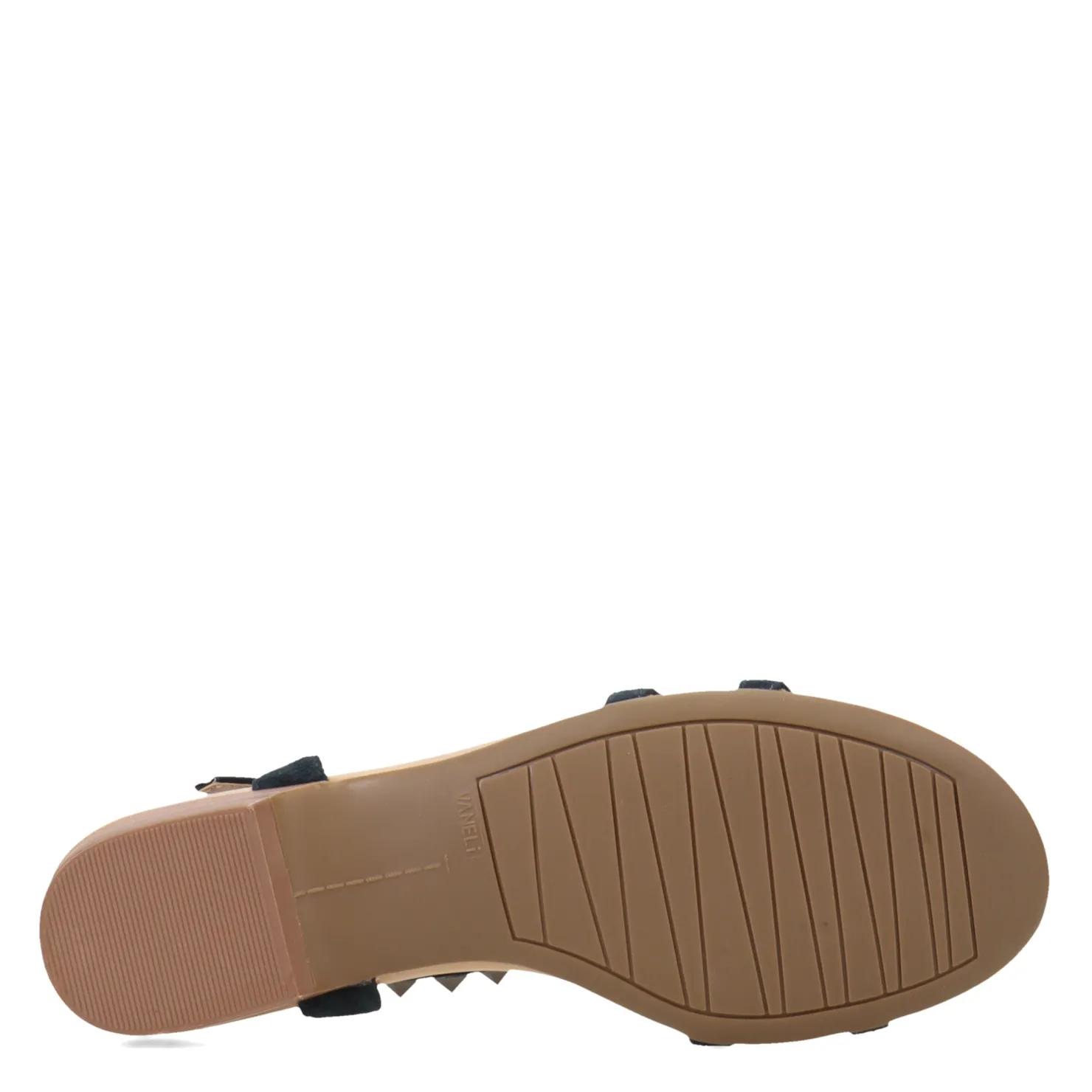 Heeled Sandals*Vaneli Women's , Brunel Sandal Navy Suede