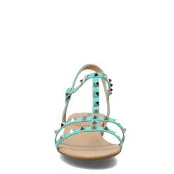 Heeled Sandals*Vaneli Women's , Brunel Sandal Turquoise Patent