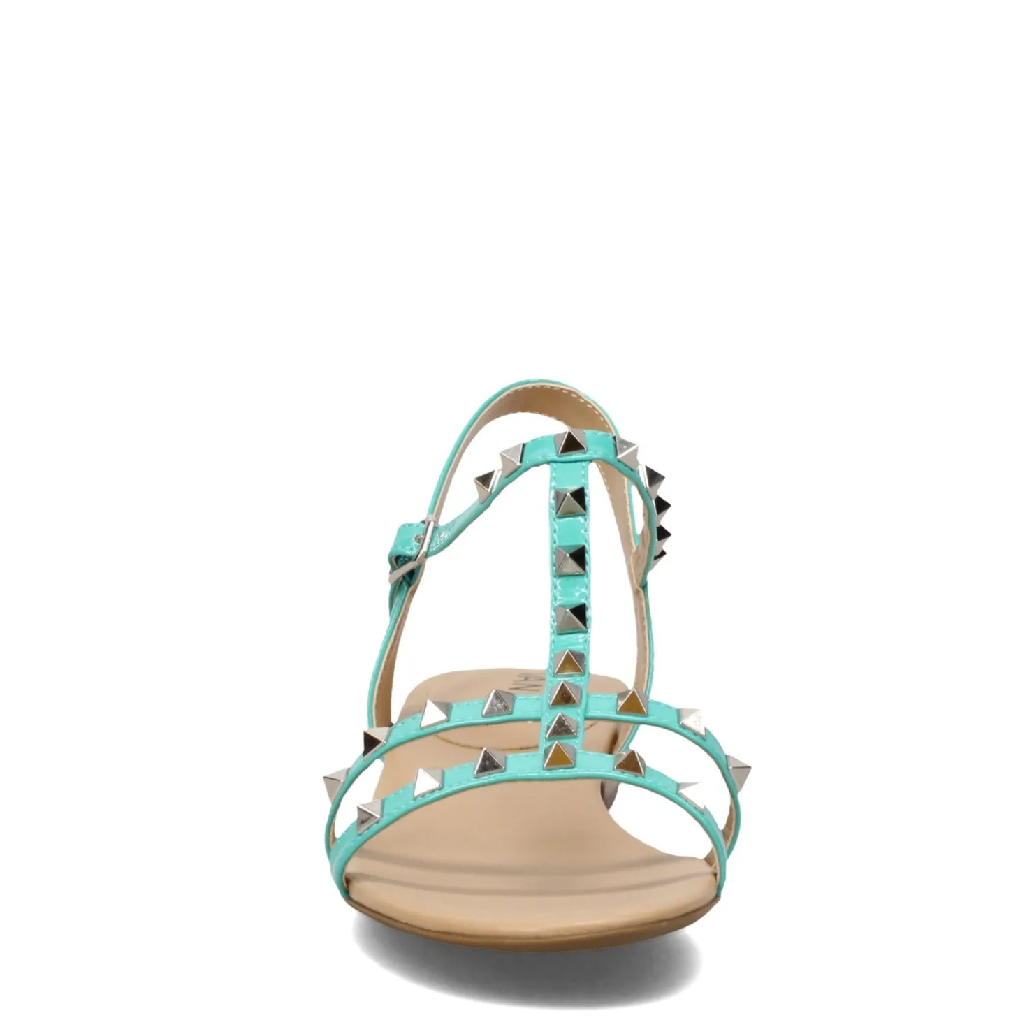 Heeled Sandals*Vaneli Women's , Brunel Sandal Turquoise Patent