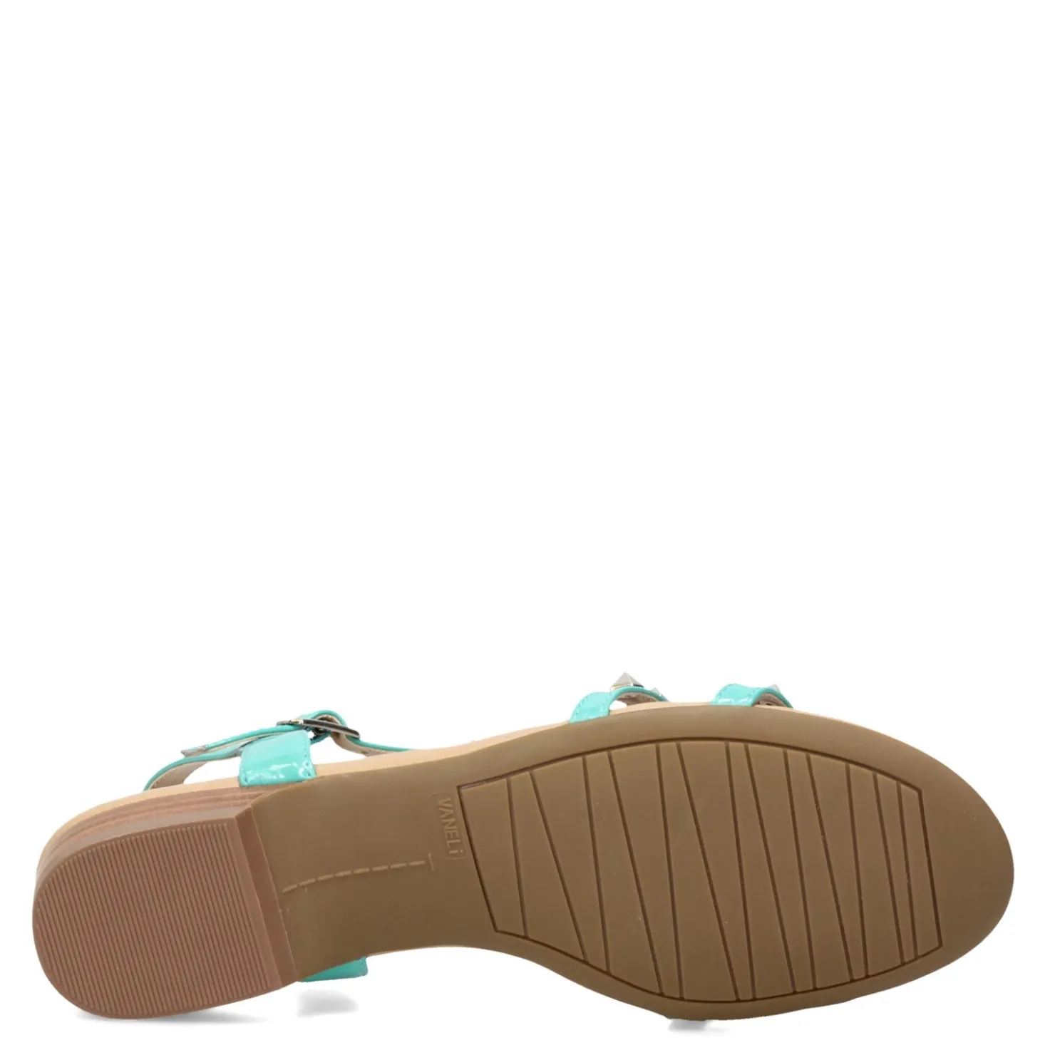Heeled Sandals*Vaneli Women's , Brunel Sandal Turquoise Patent