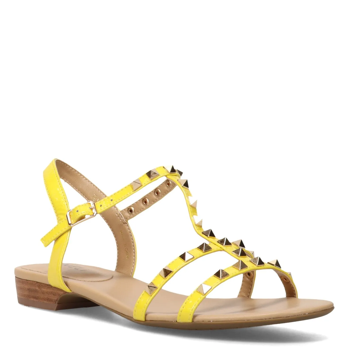 Heeled Sandals*Vaneli Women's , Brunel Sandal Yellow Patent