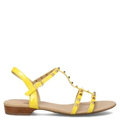 Heeled Sandals*Vaneli Women's , Brunel Sandal Yellow Patent