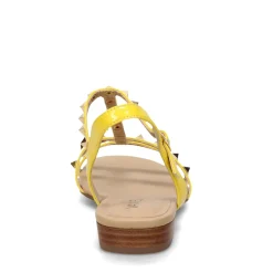 Heeled Sandals*Vaneli Women's , Brunel Sandal Yellow Patent