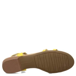 Heeled Sandals*Vaneli Women's , Brunel Sandal Yellow Patent