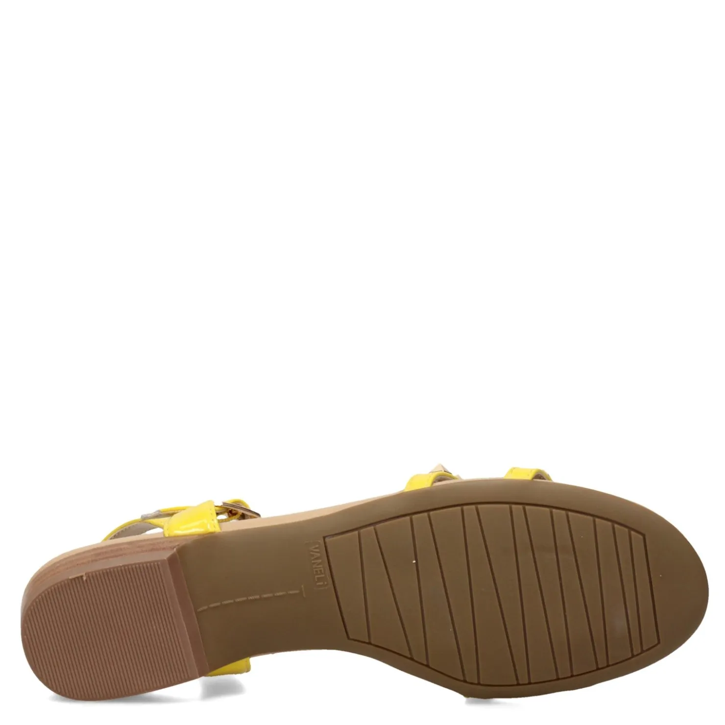 Heeled Sandals*Vaneli Women's , Brunel Sandal Yellow Patent
