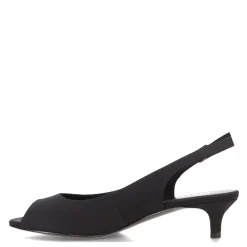 Heeled Sandals*Vaneli Women's , Buckie Sandal Black