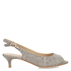 Heeled Sandals*Vaneli Women's , Buckie Sandal Platinum