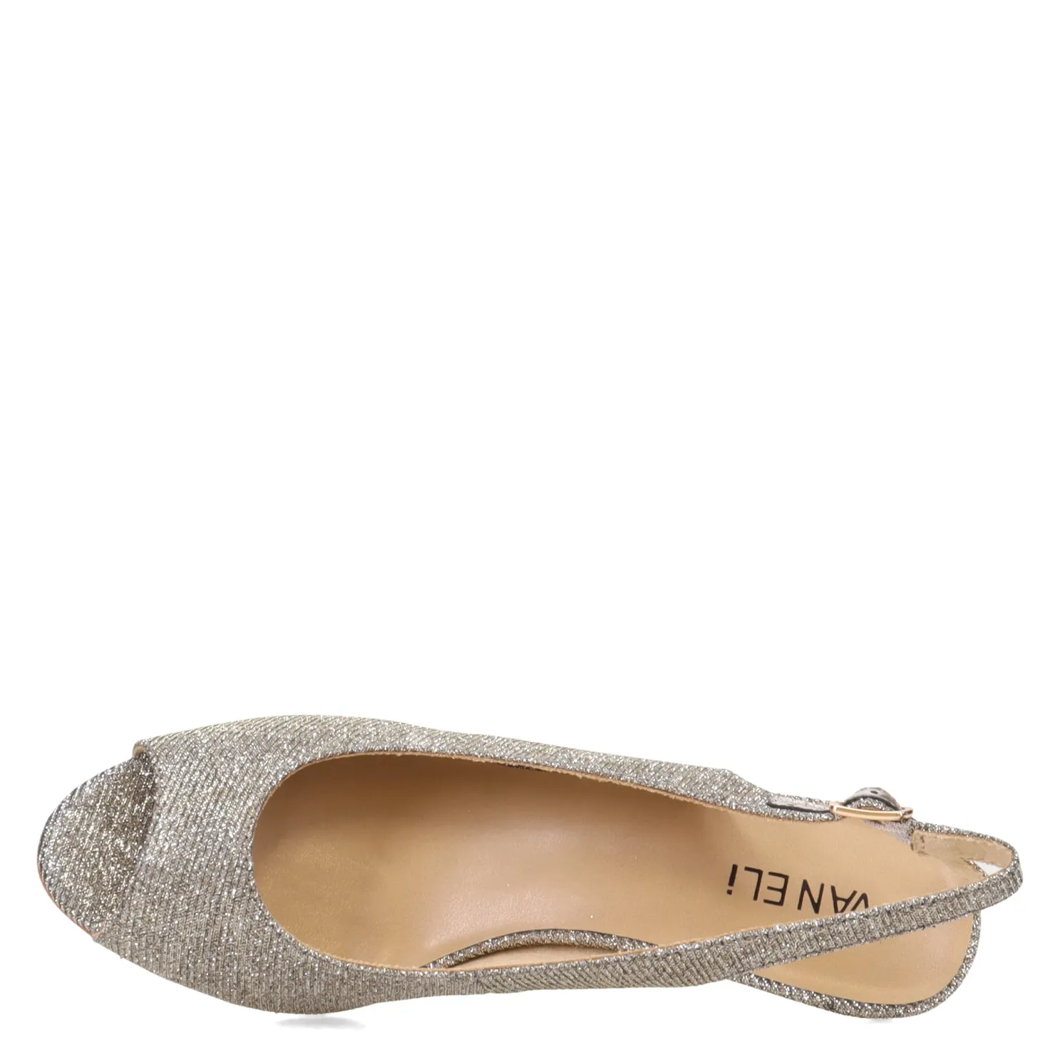 Heeled Sandals*Vaneli Women's , Buckie Sandal Platinum