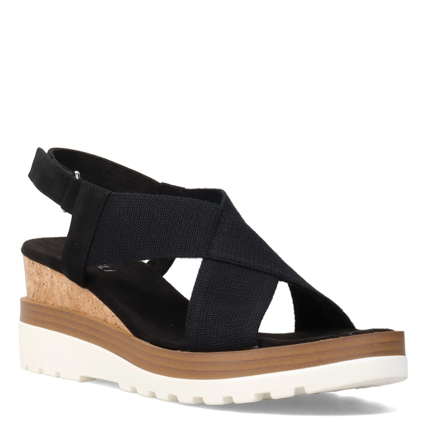 Wedges*Vaneli Women's , Carlin Sandal Black