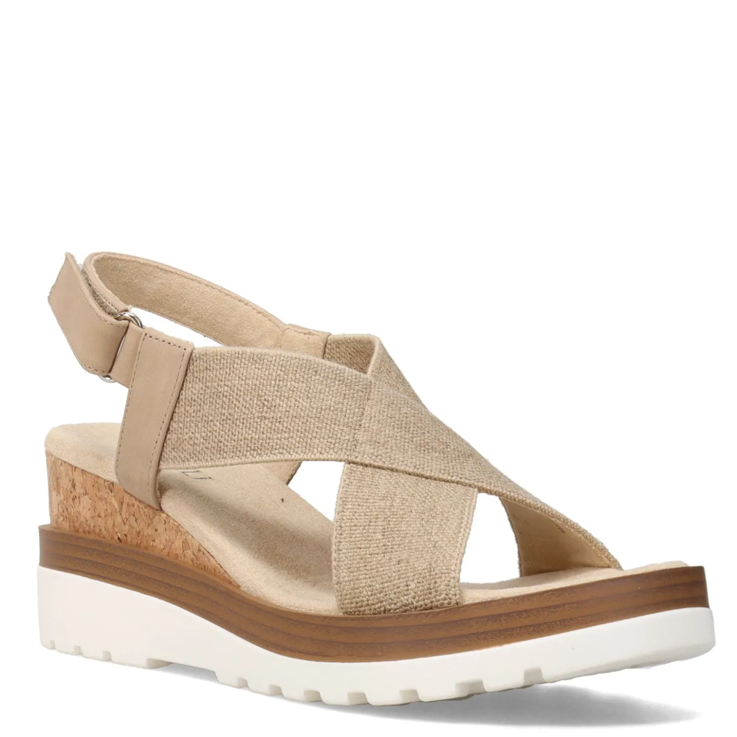 Wedges*Vaneli Women's , Carlin Sandal Natural
