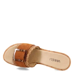 Wedges*Vaneli Women's , Cattee Sandal Tan