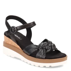 Wedges*Vaneli Women's , Clew Sandal Black