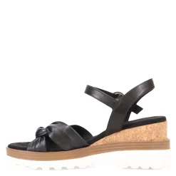 Wedges*Vaneli Women's , Clew Sandal Black