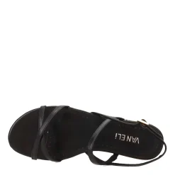 Heeled Sandals*Vaneli Women's , Erlene Sandal Black