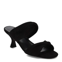 Heeled Sandals*Vaneli Women's , Lotty Sandal Black Suede