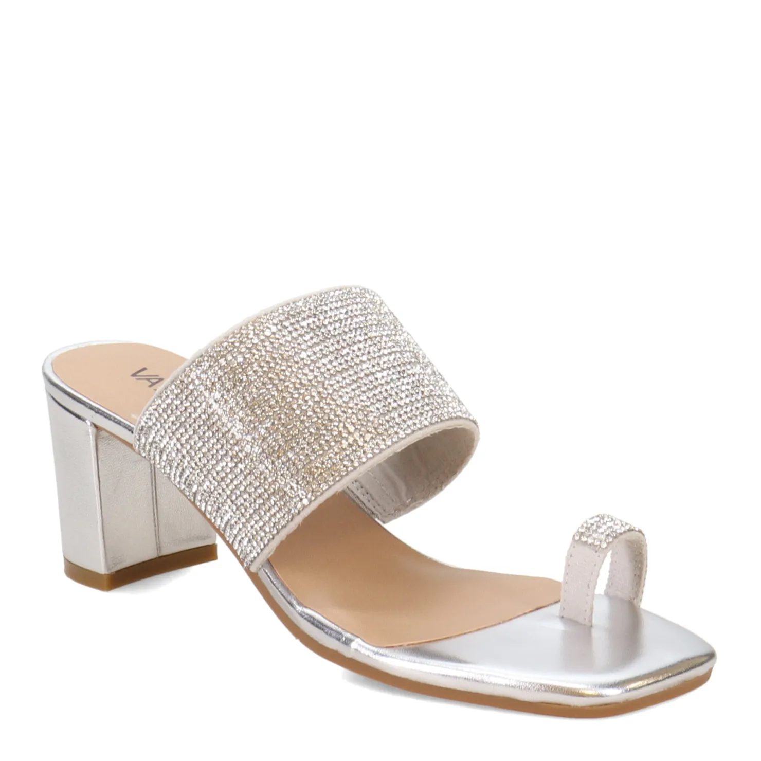 Heeled Sandals*Vaneli Women's , Moos Sandal Clear