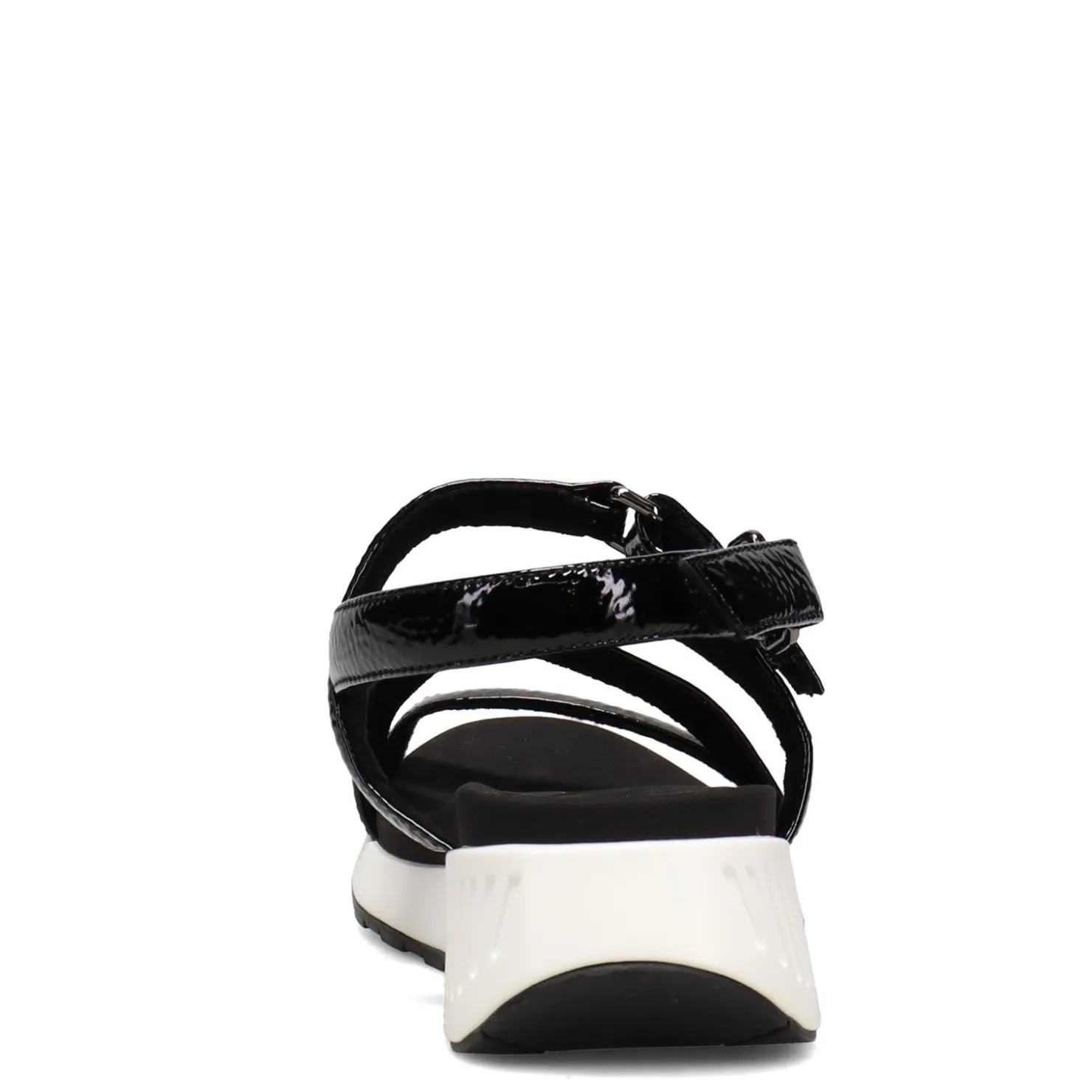 Wedges*Vaneli Women's , Trevin Sandal Black Patent