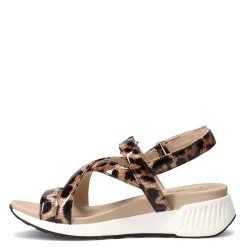 Wedges*Vaneli Women's , Trevin Sandal Leopard Patent