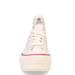 Fashion & Street*Victoria Women's , Tribu Doble Lona Sneaker Blanco