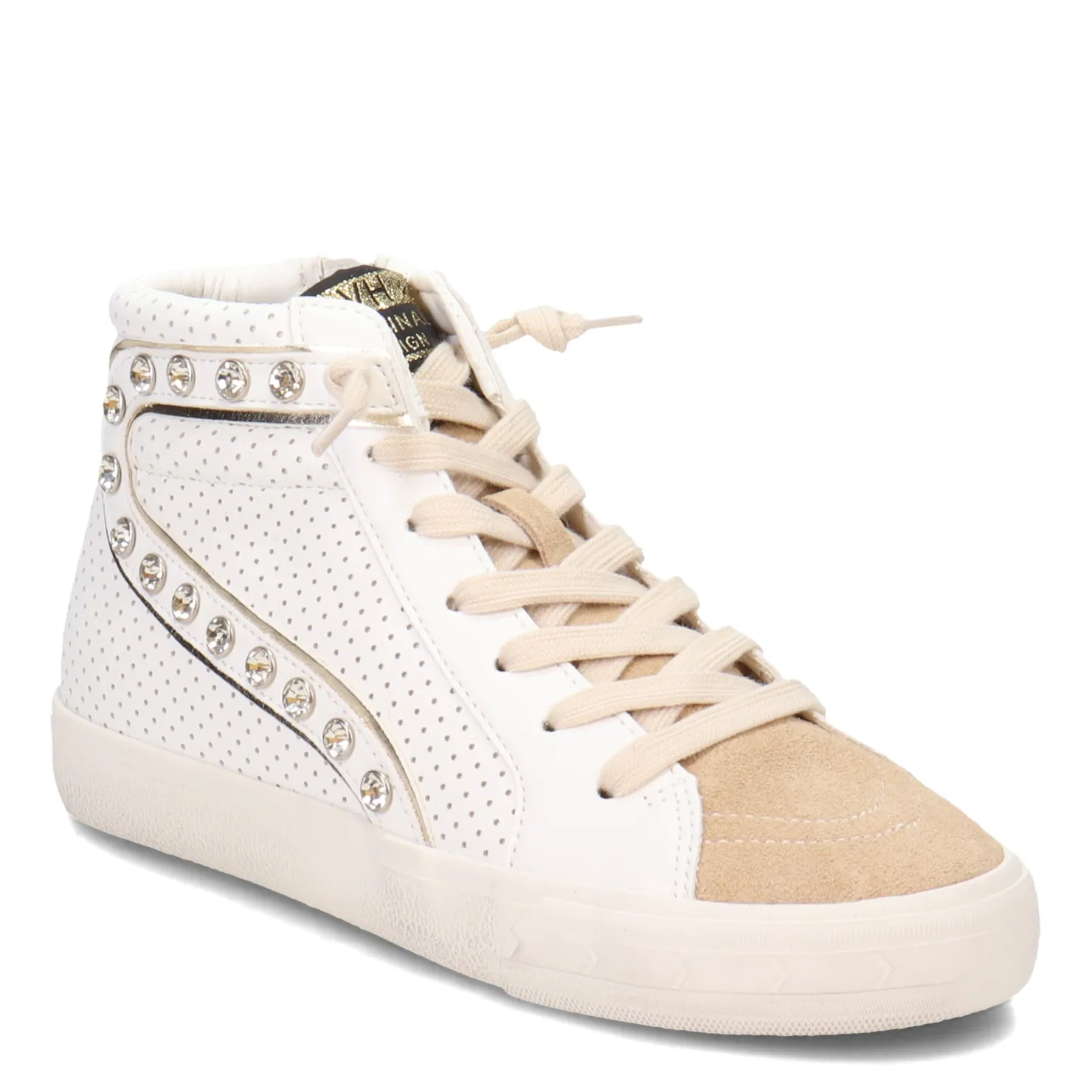 Fashion & Street*Vintage Havana Women's , Excel High Top Sneaker White Multi