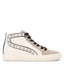 Fashion & Street*Vintage Havana Women's , Gadol High Top Sneaker White/Taupe Multi