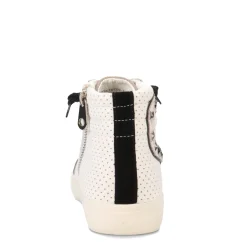 Fashion & Street*Vintage Havana Women's , Gadol High Top Sneaker White/Taupe Multi