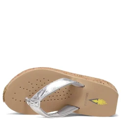 Flip Flops*Volatile Women's , Neville Sandal Silver