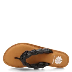 Flip Flops*Yellow Box Women's , Dauphine Sandal Black